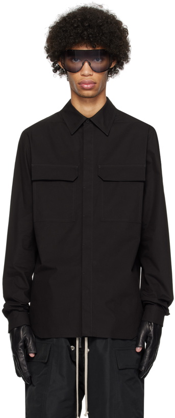 Photo: Rick Owens Black Work Shirt