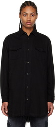 Undercover Black Frayed Shirt