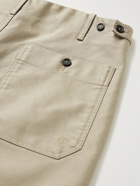 Dunhill - Cotton-Sateen Trousers - Neutrals