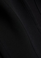 Simkhai Ashlon Flared-leg Stretch-knit Trousers Black
