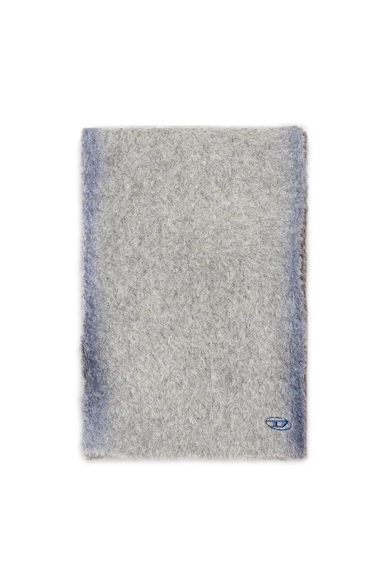 Photo: Diesel Alpaca-blend scarf with sprayed effect - Scarf - Unisex - Grey