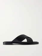 J.M. Weston - Leather Sandals - Black