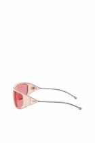 Diesel Wraparound style sunglasses - Sunglasses - Unisex - Pink