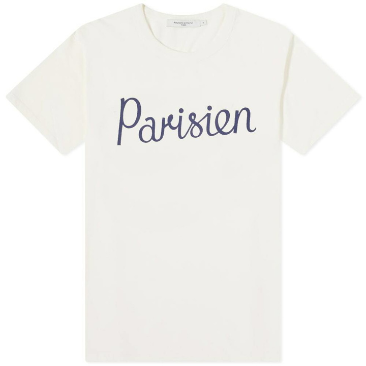 Photo: Maison Kitsuné Men's Parisien T-Shirt in Latte