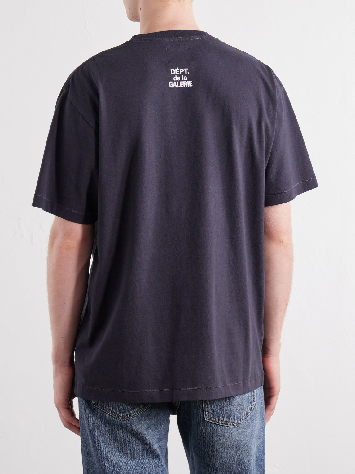 Gallery Dept. - Logo-Appliqué Cotton-Jersey T-Shirt - Blue