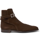 George Cleverley - Morris Suede Chelsea Boots - Brown