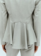 Aaron Esh Peplum Cut-Away Blazer