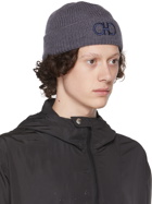 Salvatore Ferragamo Gray Wool Beanie