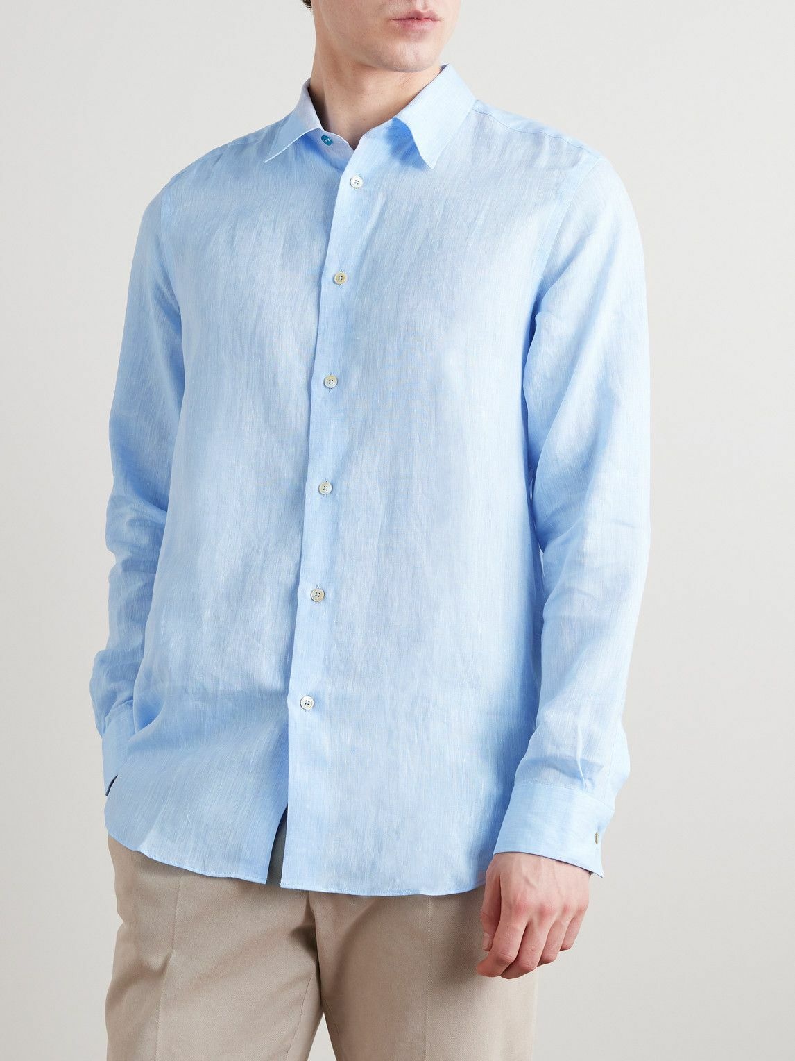 Paul Smith - Linen Shirt - Blue Paul Smith