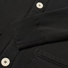 Velva Sheen Men's 8oz Pigment Dyed Freedom Cardigan in Black