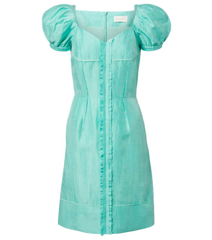 Photo: Shushu/Tong Linen-blend midi dress