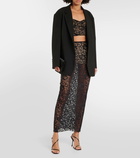 Rotate Birger Christensen Natasja lace maxi skirt