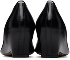 Maison Margiela Black Heel-Less Kitten Pump Heels