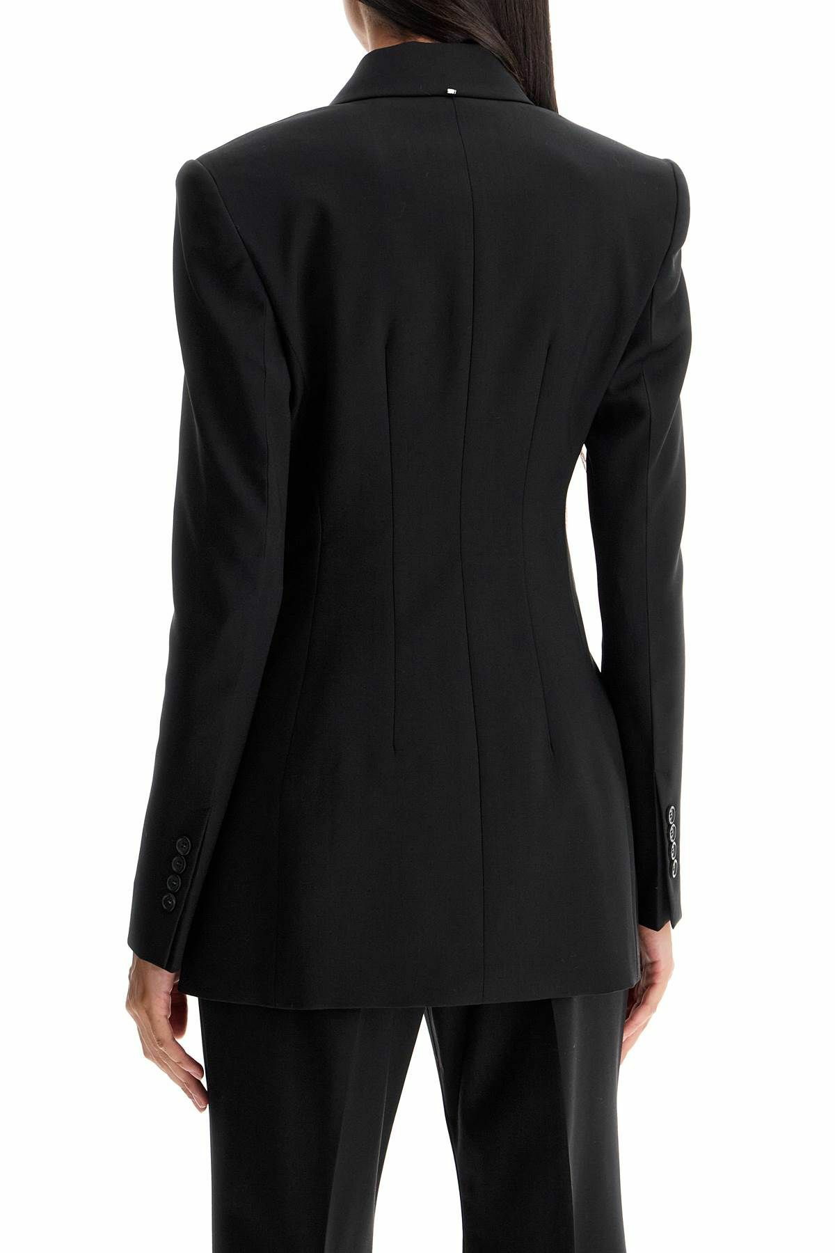 SPORTMAX 'adamo double-breasted stretch wool Black Sportmax