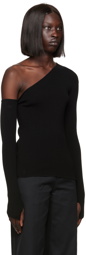 Filippa K Black Nicole Long Sleeve T-Shirt