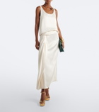 Malone Souliers Sylvie leather and mesh platform sandals