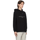 Givenchy Black Embossed Logo Hoodie