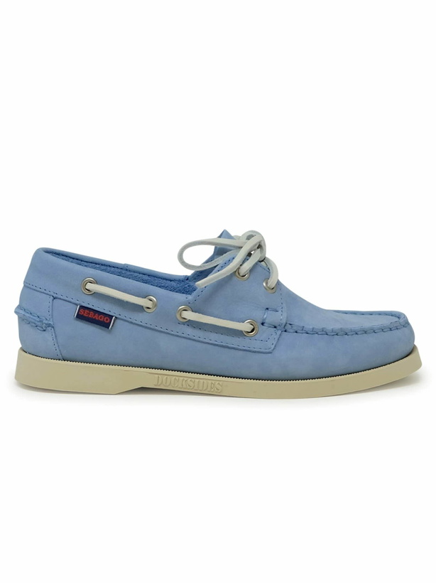Photo: Sebago 74121sw Portland Light Blue Nubuck Loafers