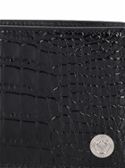 VERSACE - Croc Embossed Bifold Wallet
