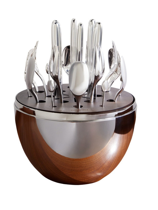 Photo: Christofle - MOOD Party Silver-Plated Flatware Set with Case