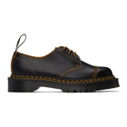 Dr. Martens Black and Yellow 1461 Bex Double-Stitch Oxfords