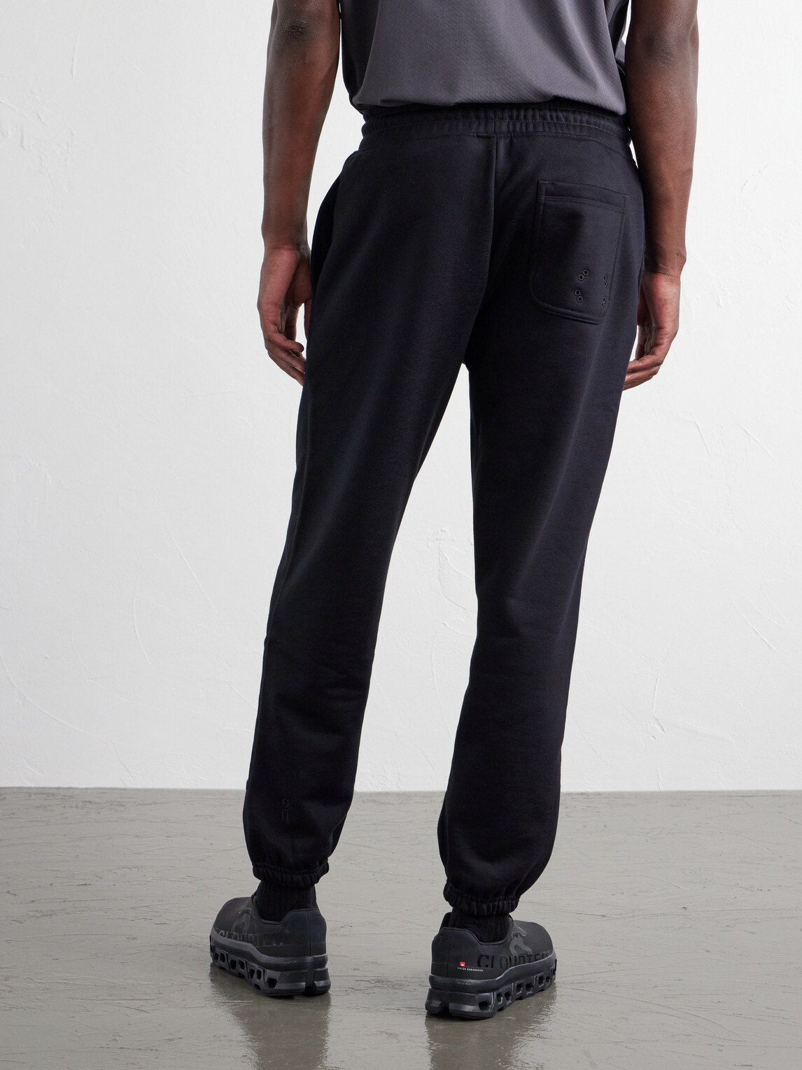 On - Club Collective Tapered Cotton-Blend Jersey Sweatpants - Black