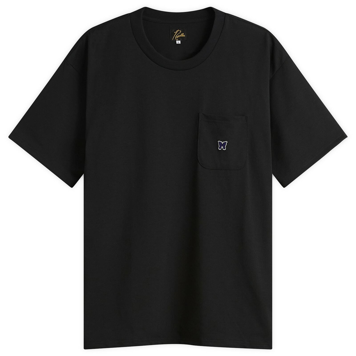 Needles Men's 7 Cuts Over Dyed Flannel in Black Needles
