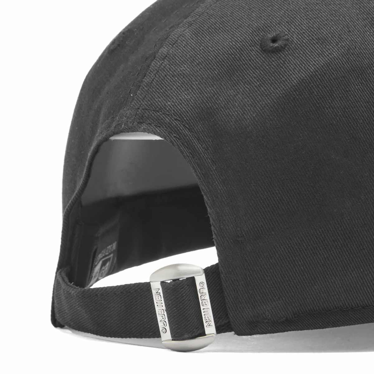 New Era Wordmark 9Fifty Adjustable Cap in Black 