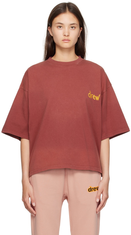 Photo: drew house Burgundy Scribble T-Shirt