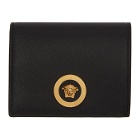 Versace Black Leather Icon Bifold Wallet