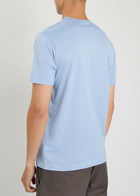 Sunspel Cotton T-shirt Light Blue