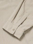 AGOLDE - Roy Striped Cotton Shirt - Neutrals