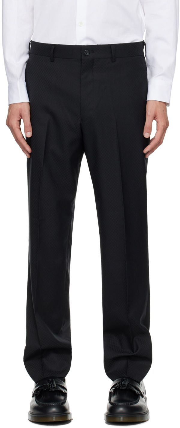 Comme des Garçons Homme Deux Black Wool Trousers