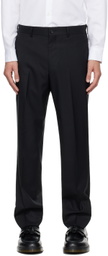 Comme des Garçons Homme Deux Black Wool Trousers