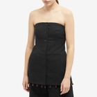 GANNI Women's Sleeveless Top in Black