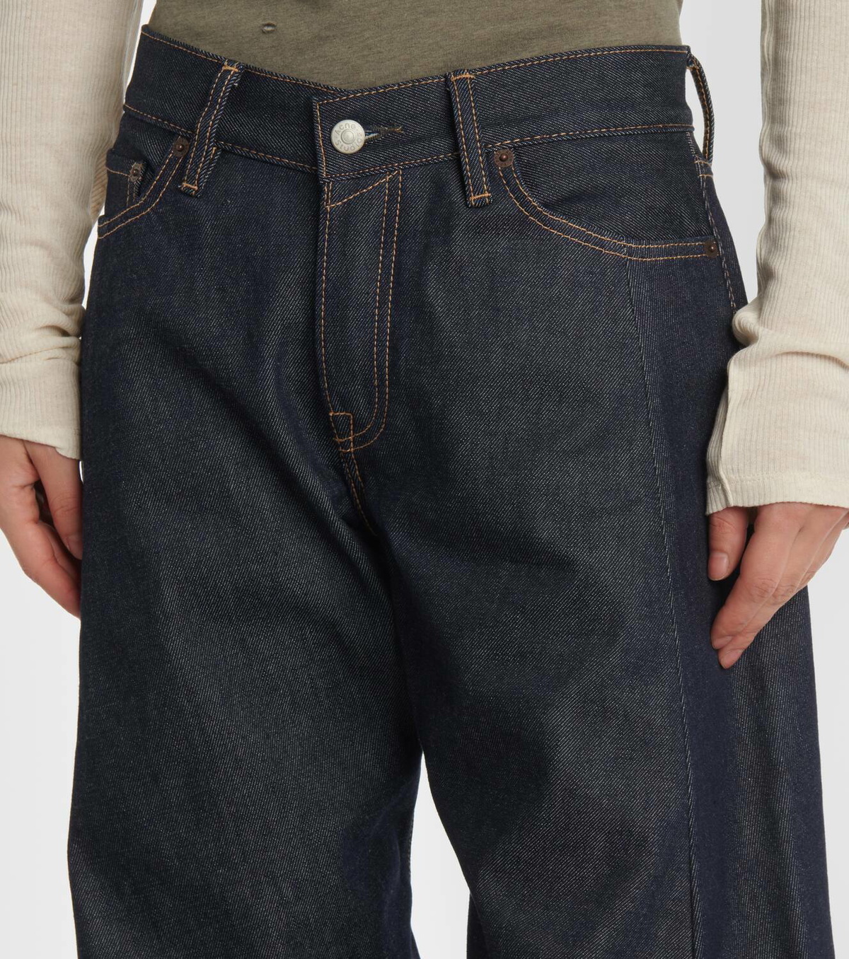 Acne Studios 2006F mid-rise barrel-leg jeans Acne Studios
