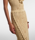 Isabel Marant Ornella beaded crochet maxi dress