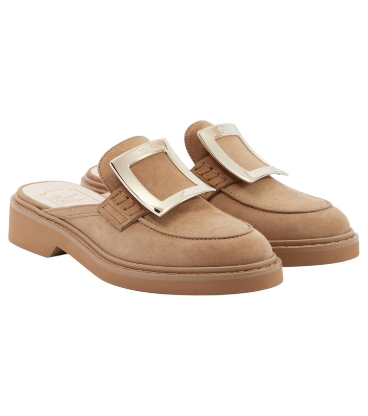 Photo: Roger Vivier Viv' Rangers suede mules