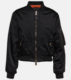 Balenciaga - Shrunk cropped bomber jacket