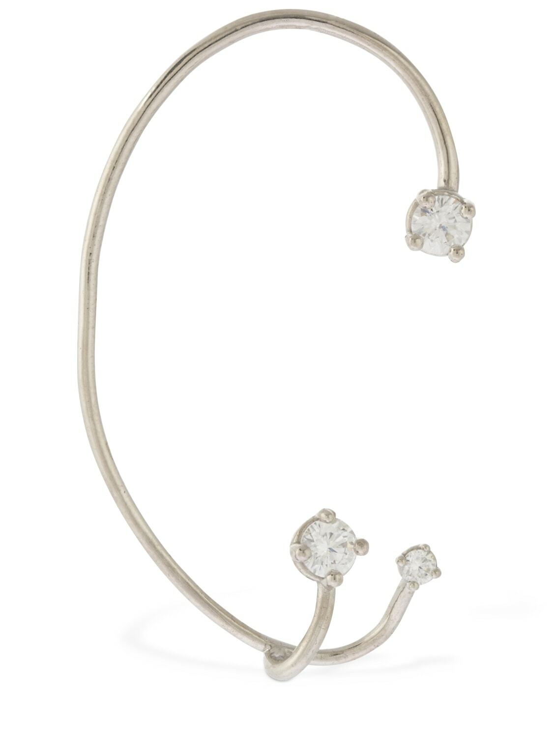 ピアス PANCONESI \"DIAMOND SERPENT HOOPS\" EARRINGS PANCONESI Diamond Serpent Hoop Earrings Panconesi