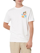MC2 Saint Barth Man Cotton T-shirt With Cryptopuppets Spritz Front And Back Placed Print | Cryptopuppets Special Edition