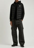 Moncler Barthe Quilted Shell Gilet Black