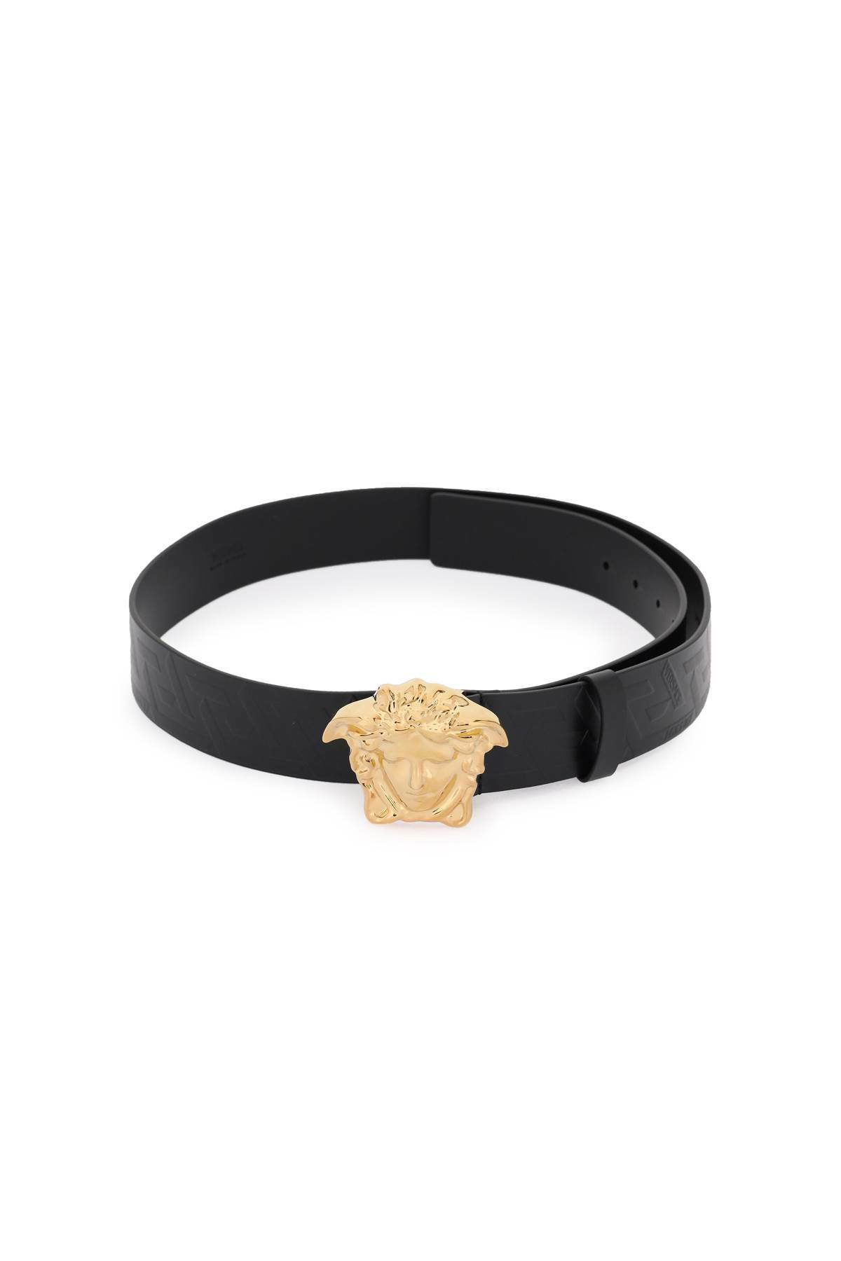 Versace - Medusa Heritage studded leather belt Versace