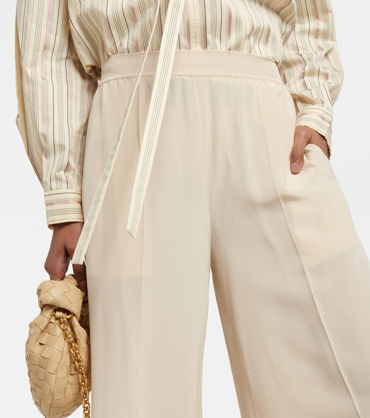 Joseph - Hulin wide-leg silk crêpe pants