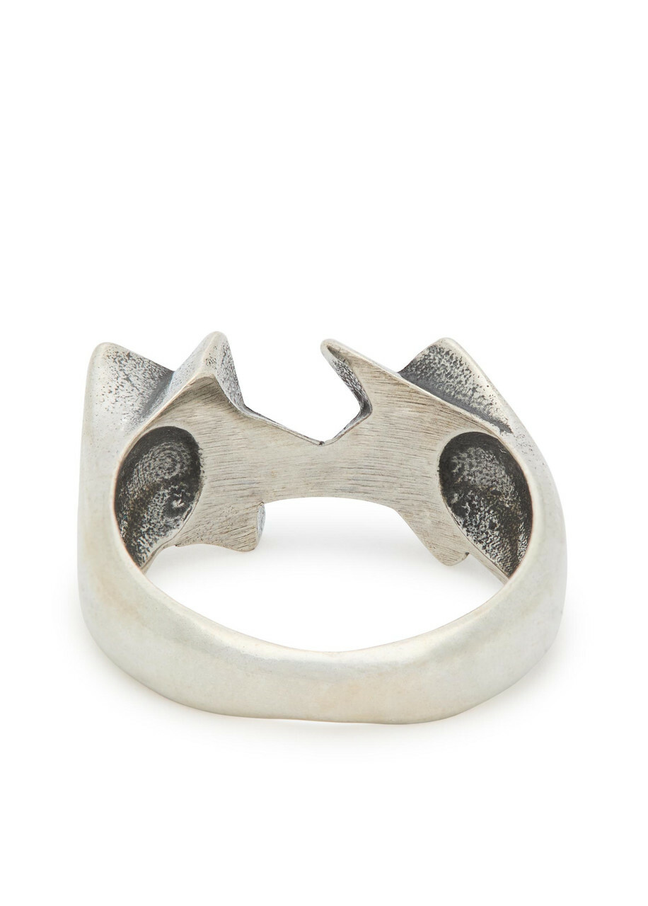 Twojeys Icon Enamelled Sterling Silver-plated Ring