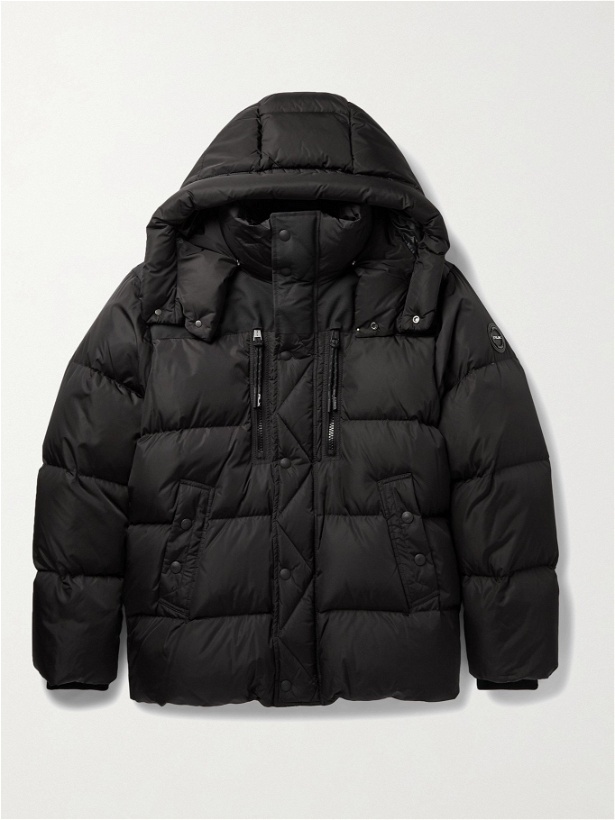 Photo: POLO RALPH LAUREN - RLX Garston Quilted ECONYL Hooded Jacket - Black