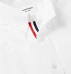 Thom Browne - Slim-Fit Button-Down Collar Cotton-Poplin Shirt - White