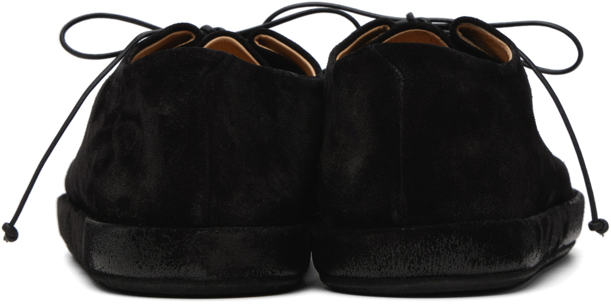 Marsèll Black Scatopelle Suede Sneakers