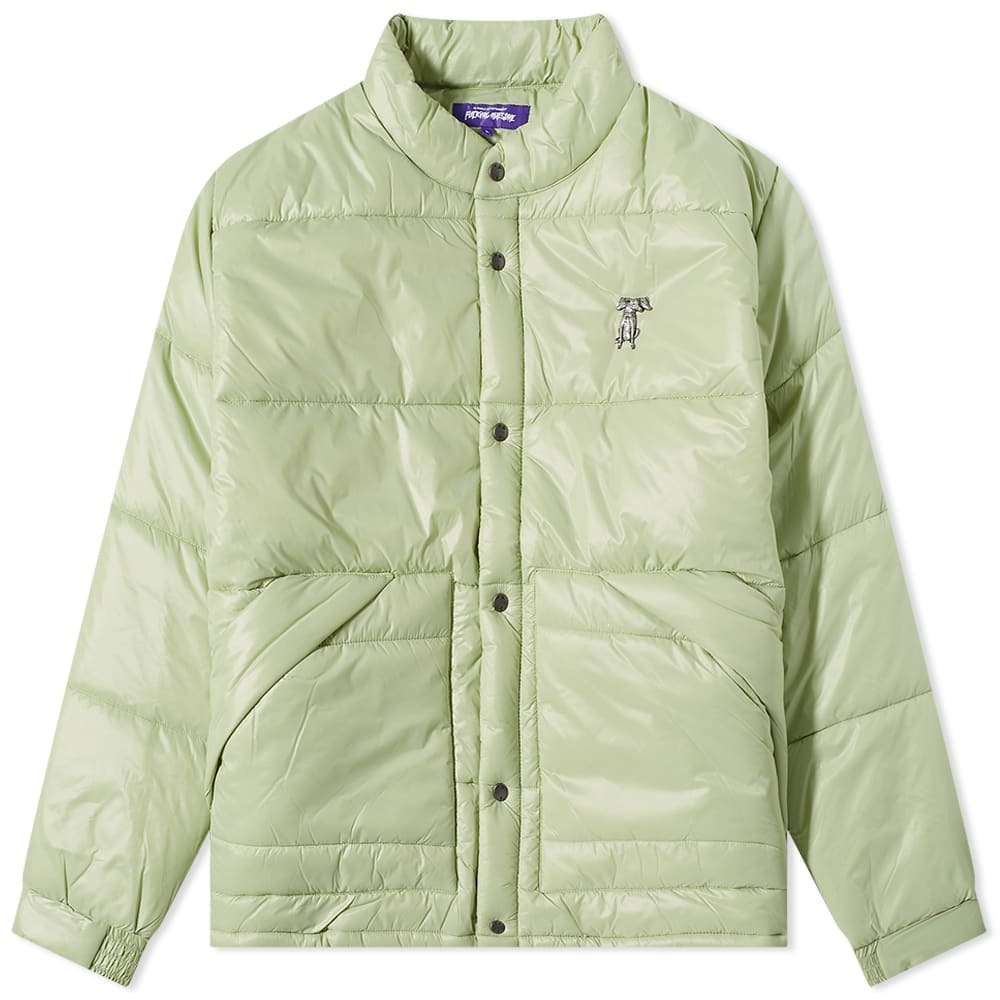 Fucking Awesome Men's Dill Puffer Jacket in Jade Fucking Awesome