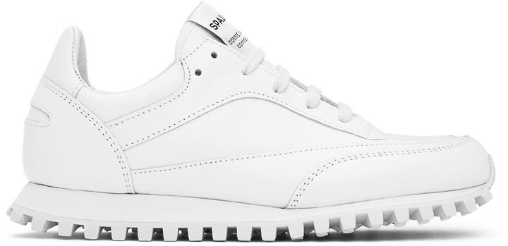 Photo: Comme des Garçons Comme des Garçons White Spalwart Edition Hybrid Low Sneakers